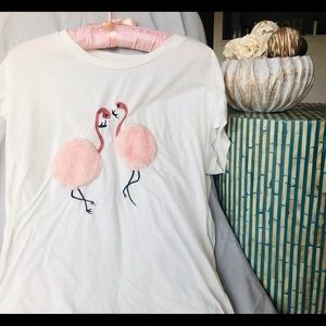 Fluffy Flamingo Tee